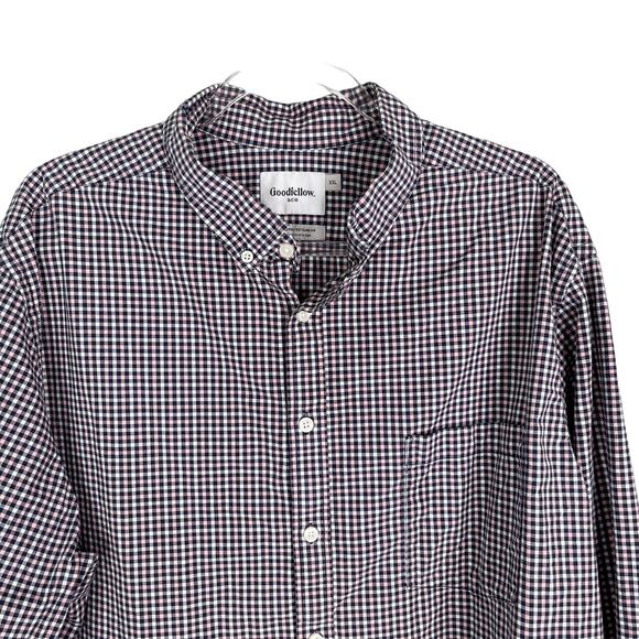 Goodfellow & Co Button Down Shirt Standard Check XXL - Picture 4 of 9